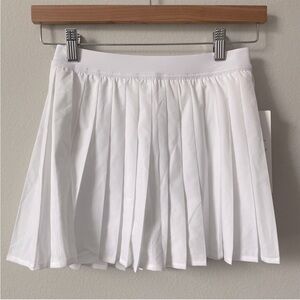 NWT Lululemon High-Rise Pleated Tennis Skirt White Size 8